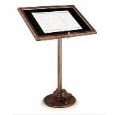 Forbes Ind., Menu Stand, Hardwood, 49 1/2"