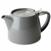 Forlife, Stump Teapot, 18 oz, Grey