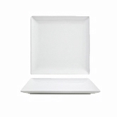 FOH Plate, Porcelain, Square, Mod, 8 1/4"