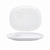 FOH, Rectangular Plate, Harmony, w/Well, 10 1/2" x 8 1/4"