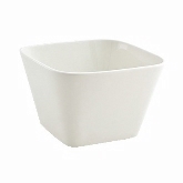 FOH, Mod Bowl, 28 oz, 5 1/2" Square, Porcelain, White, Euro