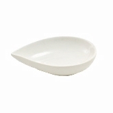 FOH, Bowl, 2 oz, 3 1/2", Teardrop, Porcelain, White, Euro