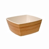 FOH Mod Bowl, Square, Platewise, Biodegradable, Natural Bamboo,16 oz