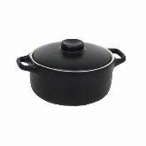 FOH, Round Ovenware Dish, Kiln, Black, 7 oz