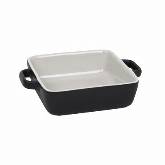 FOH, Square Ovenware Dish, Kiln, Black, 14 oz