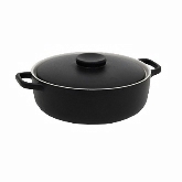 FOH, Round Ovenware Dish, Kiln, Black, 74 oz
