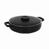 FOH, Round Ovenware Dish, Kiln, Black, 56 oz