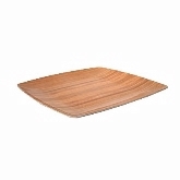 FOH, Mod Plate, Sq, Biodegradable, Natural Bamboo, 10 1/2" x 10 1/2", Platewise