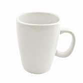 FOH, Mod Mug, 11 oz, w/ Handle, Porcelain, White, Euro