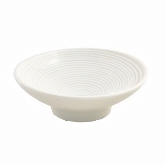 FOH, Spiral Dish, 2 oz, 3 1/4" dia., Porcelain, White, Euro