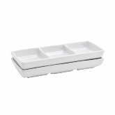 FOH, Divided Dish, 3 Compartment, Stackable, 1 oz per Bowl