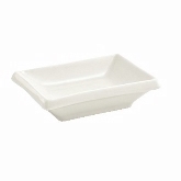 FOH, Dish, 2 oz, 4" x 2 1/2" Rectangular, Porcelain, White, Euro