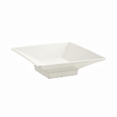 FOH, Kyoto Dish, 4 oz, 4 1/2" Square, Footed, Porcelain, White, Euro