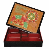 G.E.T., Don Jyu Bento Box, Fuji, w/Lid, 10 1/2" x 8 1/4" x 2 1/4"