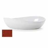 G.E.T., Oval Bowl, 4 qt, 15 3/4" x 8", Chili, Osslo, Melamine