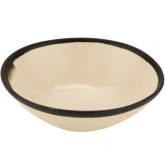 G.E.T, Pottery Market Salad/Soup Bowl, 16 oz (20 oz Rim Full), 7" dia. x 1 3/4"D, Manila