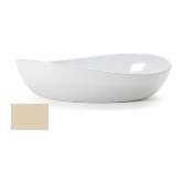 G.E.T., Oval Bowl, 6 qt, 16 3/4" x 10", Manila, Osslo, Melamine