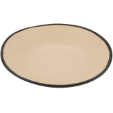 G.E.T, Pottery Market, Salad/Soup/Pasta Bowl, Large, 1.3 qt (1.4 qt Rim Full), 10" dia. x 1 2/4"D, Manila