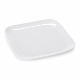 G.E.T., Square Coupe Plate, Siciliano, White, Melamine, 6" x 6"