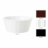 G.E.T., Ramekin, 2 oz Wide, Fluted, Melamine, Clear