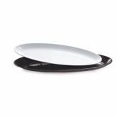 G.E.T., Oval Platter, Siciliano, Black, Melamine, 4 qt