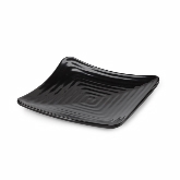 G.E.T., Square Plate, Milano, Black, Melamine, 6"