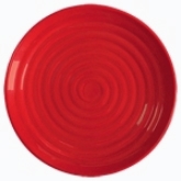 G.E.T., 13 1/2" Plate, Milano, Break Resistant, Melamine, Red