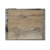 G.E.T., Rectangular Display Shelf, 12" x 10", Faux Oak Wood, Melamine