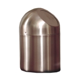 G.E.T., Table Waste Bin, S/S, 4 3/4" x 7 1/2"H