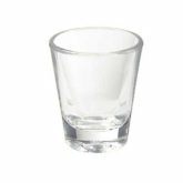 G.E.T. Plastic Shot Glass, 1 1/2 oz Lined, Clear