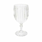 G.E.T., Fluted Wine Glass, 8 oz, 7 1/4" T, SAN Plastic