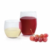 G.E.T., Stemless Glass, Plastic, Clear, 8 oz