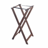 G.E.T. Tray Stand, 31 1/2" High, Mahogany Hardwood