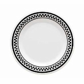 G.E.T. Diamond Chexers, Plate,Wide Rim, 9" dia.