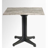 Grosfillex, Indoor/Outdoor Rectangular Table Top, Barn White, 24" x 32"