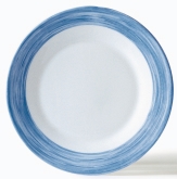 Arcoroc Brush Blue Jean 23 oz Soup Plate by Arc Cardinal