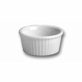 Hall China, Ramekin, Bright White, Fluted, 2 oz