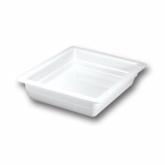 Hall China, China Food Pan, Bright White, 1/2 Size, 2 1/2" x 12 3/4" x 10 3/8"