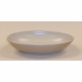 Catalina/Coors China, Oval Bowl, 32 oz, Matte Khaki Exterior/Matte White Interior
