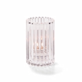 Hollowick Vertical Rod Cylinder Lamp, Clear, Glass