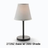 Hollowick, Candlestick Shade, Fabric, Ivory, 4 1/2" H x 5 1/8" dia.
