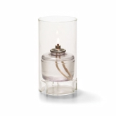 Hollowick Glass Cylinder Lamp, One Piece, Clear