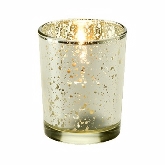 Hollowick, Cylinder Lamp, 2 1/8" x 2 5/8", Golden Glitter, Fleck