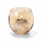 Hollowick, Tealight Lamp, Gold, 2 3/8" x 2 5/8", Glass