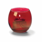 Hollowick, Tealight Lamp, Ruby Lustre, 2 3/8" x 2 5/8", Glass