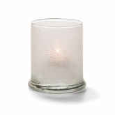 Hollowick Votive Lamp, Cylinder Style, Glass, Clear Ice