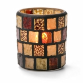 Hollowick Votive Lamp, Mosaic, Amber