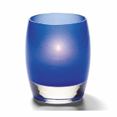 Hollowick, Votive, 3 3/4" x 3", Satin Dark Blue, Contour