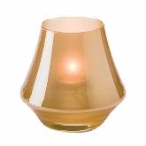 Hollowick, Votive Lamp, 2 3/4" x 3 1/2", Satin Gold, Chime