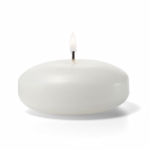 Hollowick Select Wax Floating Candle, 3" dia., White